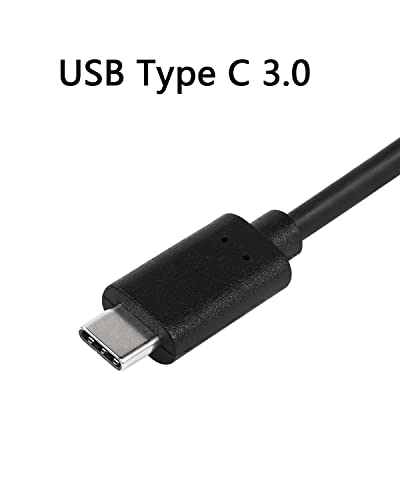 CERRXIAN 0.5 m USB C 3.0 Erkek Kadın Kare Gömme Montaj Paneli Uzatma Kablosu için Araba, tekne, Motosiklet, kamyon Dashboard
