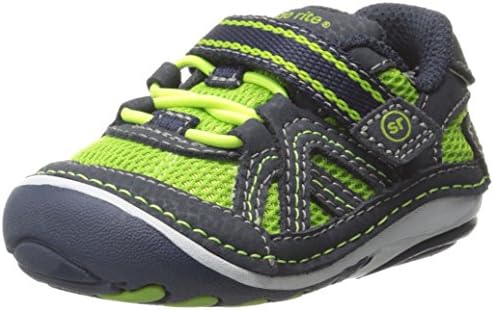 Stride Rite SRT SM Damien Spor Ayakkabı (Bebek/Yürümeye Başlayan Çocuk), Yeşil / Mavi, 3 M US Bebek