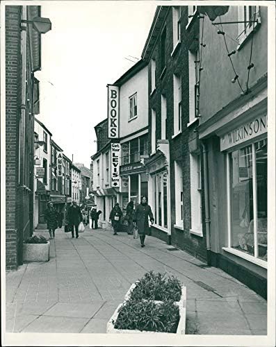Norwich'teki Lower Goat Lane'in eski fotoğrafı.