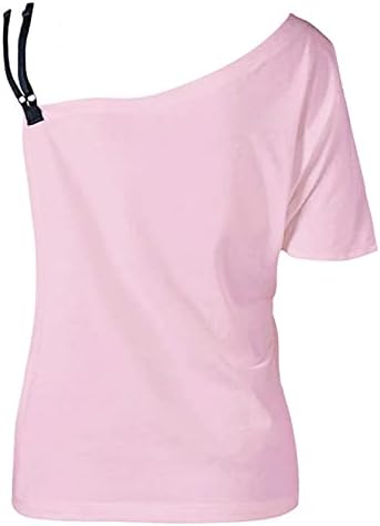 Bayan Kapalı Omuz Üstleri Kısa Kollu Kelebek Baskı Strappy Gömlek Bluzlar Moda Gevşek sağlıklı tişört Tunik