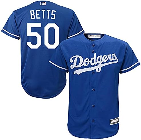 Outerstuff Mookie Betts Los Angeles Dodgers MLB Erkek Gençlik 8-20 Oyuncu Forması