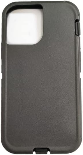 Yedek TPE Dış Kaplama ile Uyumlu Otterbox Defender Serisi iPhone için kılıf 12 / iPhone 12 Pro Siyah