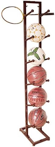 Top Rafı Basketbol Depolama Rafı Vitrin Rafı Top Rafı Top Rafı Ayarlanabilir Kancalarla Kolay Erişim ve Saklama için Kapalı