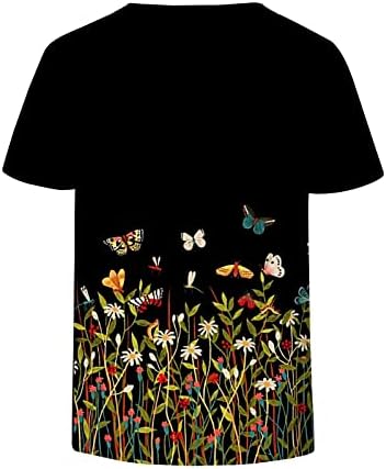 Giyim Moda Kısa Kollu Pamuklu V Yaka Grafik Üst T Shirt Bayanlar Brunch Tshirt Sonbahar Yaz Bayan A5 A5