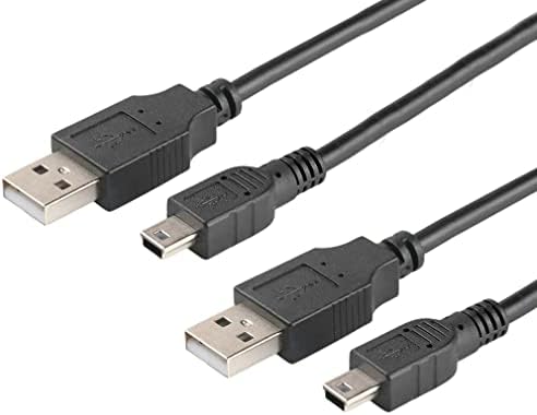 TechnologyMatter (2 Paket) mini USB şarj aleti kablo kordonu için OneTouch Verio IQ Kan Şekeri İzleme Ölçer, 1.5 feet