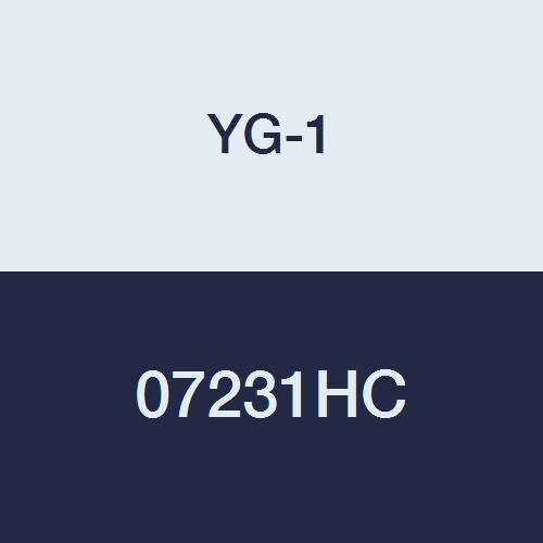 YG-1 07231HC HSS End Mill, 6 Flüt, Düzenli Uzunluk, Merkez Kesme, TiCN Finish, 5-3/4 Uzunluk, 2
