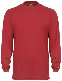 Porsuk Spor Erkek B-Kuru Uzun Kollu Tişört, Kırmızı, XX-Large