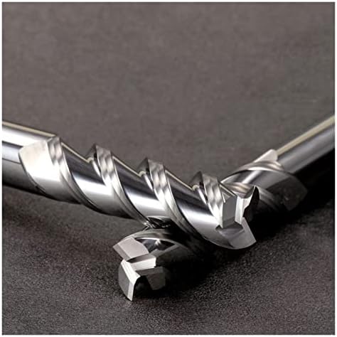 Karbür freze kesicisi 8X60 Alüminyum Bakır Ahşap parmak freze çakısı HRC55 3 Flüt CNC freze kesicisi Tungsten Çelik parmak