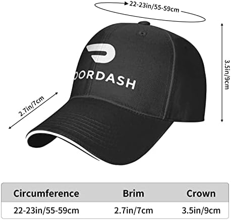 Ayarlanabilir Kapı-Dash Şapka Gıda Teslimat beyzbol Şapkası Tasfiye Spor Kap Erkekler Kadınlar için