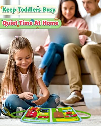 Exorany Meşgul Kurulu, Montessori Oyuncaklar Hediyeler için 1 2 3 4 Yaşındaki Kız ve Erkek, Duyusal Oyuncaklar Toddlers için