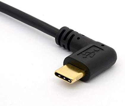 Açı USB Tip C Mikro USB Kablosu, 90 Derece USB-C Erkek Mikro-B Erkek Adaptör Dönüştürücü MacBook Pro, Dizüstü Bilgisayar,