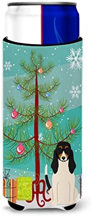 Caroline's Treasures BB4169MUK Merry Christmas Ağacı İsviçre Tazı İnce kutular için Ultra Kucaklayıcı, Soğutucu Kol Kucaklayıcı
